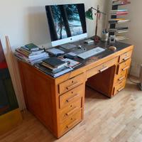 scrivania  "ministeriale"  anni '60