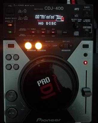 CONSOLLE DJ: CDJ400 PIONEER + MIXER VESTAX 