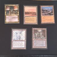 carte magic the Gathering  set 5 carte