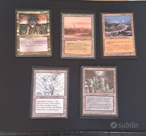 carte magic the Gathering  set 5 carte