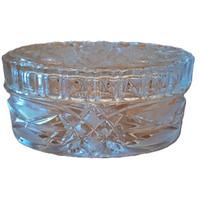 Soprammobile contenitore vintage in vetro