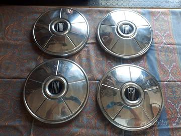 Set di 4 borchie FIAT Originali vintage 