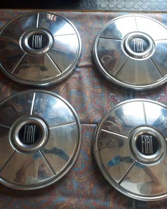 Set di 4 borchie FIAT Originali vintage 