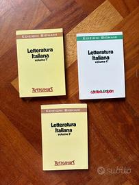 3 volumi Edizioni Bignami di letteratura italiana