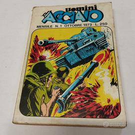 fumetto guerra"Uomini D'acciaio",n.1,anno 1°,1973