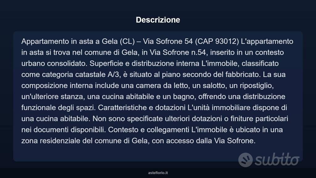 Appartamento – Gela, Granai Ducali, Caltanissetta - Vista 3