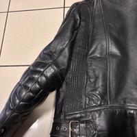 Giacca moto in pelle Akito