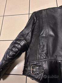 Giacca moto in pelle Akito