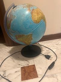 Lampada mappamondo
