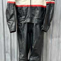 Tuta moto in pelle Dainese anni 70/80 - taglia 48