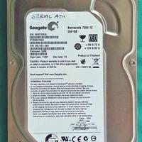 Hard Disk da 500 G SEAGATE  -Serial ATA - 3,5 "