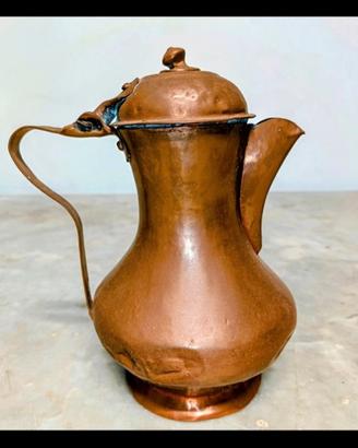 Antica caffettiera in rame cm 18