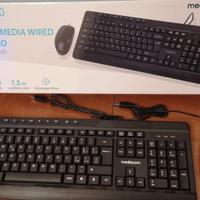 Kit tastiera e mouse USB Mediacom NX130