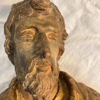 Busto ligneo S.Secondino reliquiario