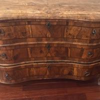 Tromeau in legno di noce