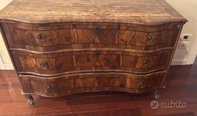 Tromeau in legno di noce