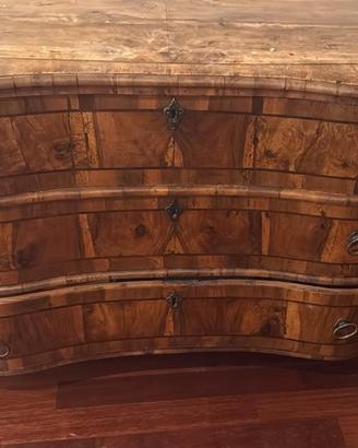 Tromeau in legno di noce