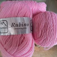 Gomitoli di lana rosa baby (n.3)