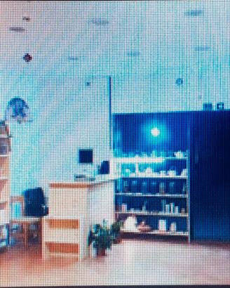 Libreria-scaffali in legno