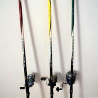 Canne da pesca trota lago Tubertini