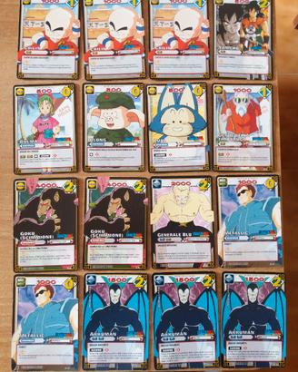lotto 138 carte dragonball cardgame