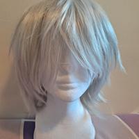 cosplay parrucca bianca anime manga carnevale