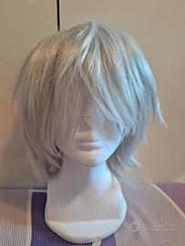 cosplay parrucca bianca anime manga carnevale