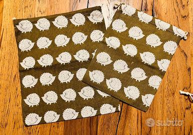 5 sacche portaoggetti