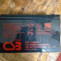 CSB UPS 12460 F2 12V 9,6Ah batteria al piombo.