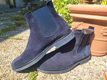 stivaletto camoscio uomo