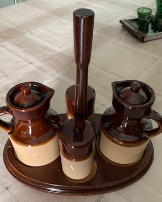 Set oliera sale e pepe vintage