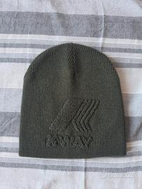 Cappello Berretto K-Way verde oliva S/M 56