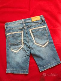 pantaloni in denim jeans marca GURU' corto tg. 46