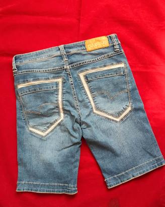 pantaloni in denim jeans marca GURU' corto tg. 46