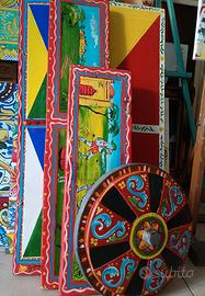 Sicilia Set scenografico l Fatto a Mano 5 Pezzi 