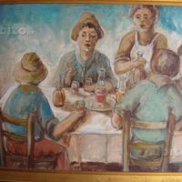 Vecchio quadro olio