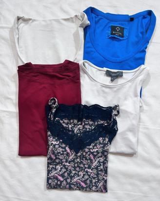 Set canotte/body donna Tg S