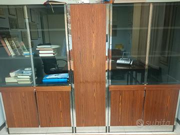 libreria vintage anni 70