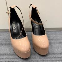 Scarpe con tacco vera pelle