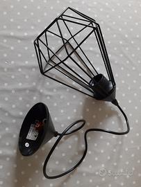 lampadario nero Eglo