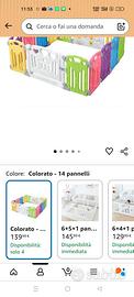 Cancelletto -recinto per bambini