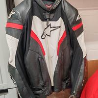 Giacca in pelle da moto alpinestar