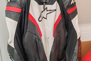 Giacca in pelle da moto alpinestar