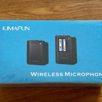 KIMAFUN KM-G50-6 Microfono Lavalier Wireless Apple