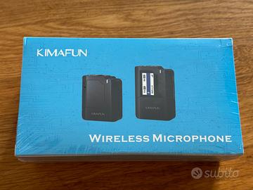 KIMAFUN KM-G50-6 Microfono Lavalier Wireless Apple