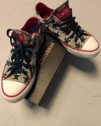 Converse Chuck Taylor All Star - Grigie con Stelle