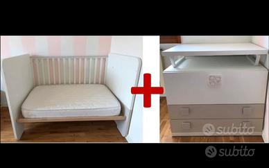 Cameretta Lettino Life e cassettiera DOIMO
