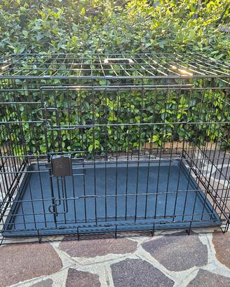 Kennel in metallo doppia apertura 91x58xh64 cm