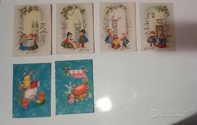 37 Cartoline Natale e Pasqua Vintage