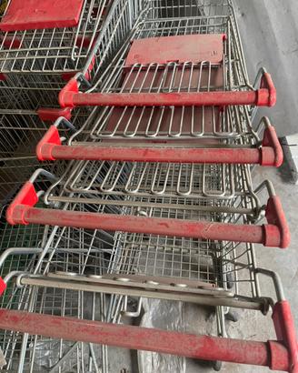 Carrello per la spesa in alluminio